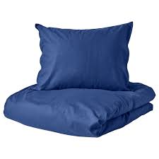 Angslilja Komplet Poscieli Granatowy 200x200 50x60 Cm Sprawdz Szczegoly Produktu Ikea Ikea Bettbezug Kopfkissenbezug