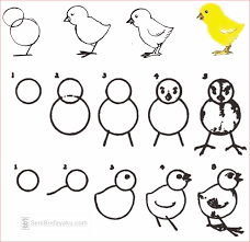Download now sketsa gambar ayam dan bebek sobsketsa. 10 Cara Menggambar Ayam Dengan Mudah Tk Nu 01 Kendit