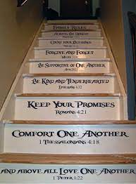 Family Rules Stair Decal Stair Decals Stairs Painted Staircases