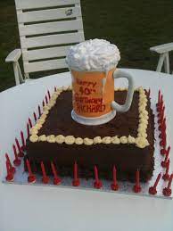 40th Birthday Cake Beer Cake Birthday Cake Beer Beer Cake 40th Birthday Cakes