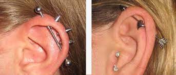 industrial piercing ohr westend tattoo piercing wien