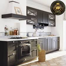 landhauskuche era premiumklasse massivholz kuchenzeile dunkelbraun weis kuche landhaus modern haus kuchen landhauskuche