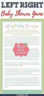 Then he realised he'd left his phone in the car. The Left Right Baby Shower Game Free Printable Baby Shower Games Free Baby Shower Games Baby Shower Favors Girl