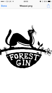 Forest Gin Logo Gin Forest Linocut