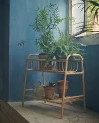 Buskbo Blumenstander Rattan 60 Cm Ikea Deutschland Plant Stand Living Room Plants Room With Plants