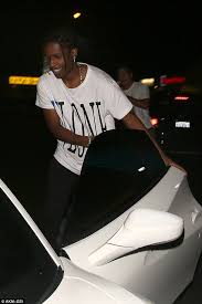 Get the latest news on celebrity scandals, engagements, and divorces! Kendall Jenner Takes Boyfriend A Ap Rocky For A Spin Around Hollywood In A White Ferrari Daily Mail Online