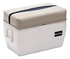 Pontoon Boat Cooler Tables That Keep Your Drinks Close To Hand This One You Can Sit On But It Doesn T Come With Cup Holders Pontoon Pontoon Boat Cool Tables