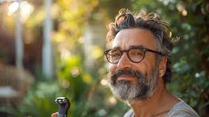 Free Man enjoying nature Image