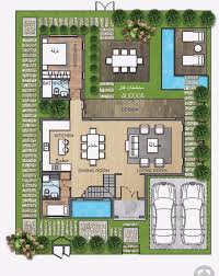 مخططات فلل Al1000a تويتر Small Villa House Designs Exterior Courtyard House Plans