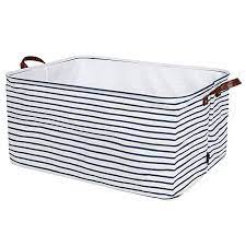 Dokehom Dka0622blxl 22 Thickened X Large Storage Basket 8 Colors 22 X 15 X 13 Drawstr Large Storage Baskets Storage Baskets With Lids Storage Baskets