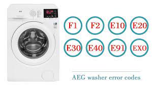If you have a malf. Aeg Washer Error Codes Washer And Dishwasher Error Codes And Troubleshooting