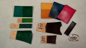 The Leather Element Mixing Leather Dye Colors