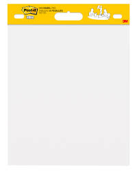 Post It Super Sticky Portable Easel Pad Flip Chart 15 X 18 Inches Re Stickable White Walmart Com