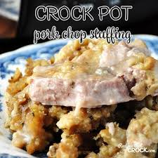 These pork chops are stuffed with calming sage and satiating asiago cheese, and paired with roasted grapes. Crock Pot Pork Chop Stuffing Recipes That Crock