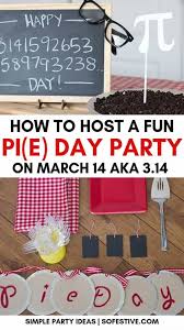 I had fun learning some new things about pi and sharing them with my son. 5 Fun Pi Day Party Ideas Easy Pie Recipes So Festive