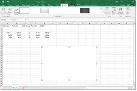 Excel 2016 Creating Charts And Diagrams Universalclass