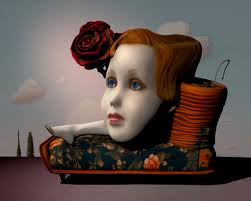 Mixed Media Glass Painting. Using sparkling, transparent and pearl colors  to make light effects.