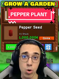 Roblox Grow A Garden: NEW Pepper Plant #robloxgames #robloxupdate  #growagarden #robloxtiktok