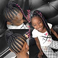Feed In Ponytail Black Kids Hairstyles Kids Hairstyles Feed In Ponytail