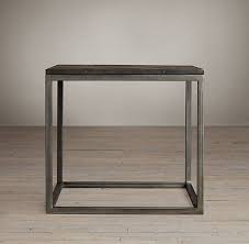 Metal Parquet Side Table Coffee Table Restoration Hardware Side Table Metal Table