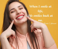 Life was smiling down at me❤️