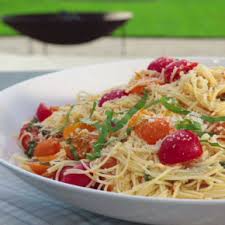 Kosher salt and freshly ground black pepper. Summer Garden Pasta Ina Garten The Chew Recipes Tasty Pasta Food Network Recipes