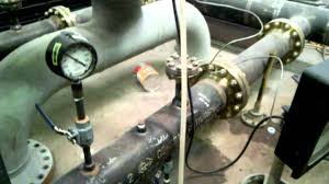 hydrotest for pipe skid metering size 6 8 inch using barton chart recorder