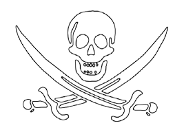 The coloring page is printable and can be used in the classroom or at home. Free Printable Skeleton Pirate Coloring Pages Pirate Coloring Pages Flag Coloring Pages Coloring Pages
