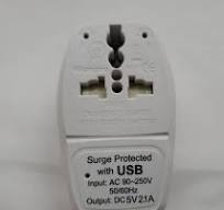 Shenlu Wonpro universal Adapter with Surge protected USB with safety shutter