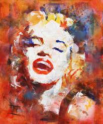 Marilyn Monroe Acrylic Painting By Jaroslaw Glod