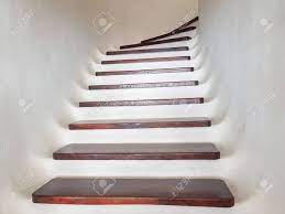 Leading to the main entrance on the first floor, the staircase has a visually delightful geometry in its dissimilar steps which play with both width and colour, black and brown complementing each other. Staircase Interior Design Kerala El Asunto Urbano
