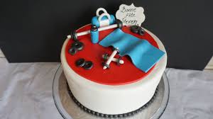 Fitness Gym Workout Cake Torte