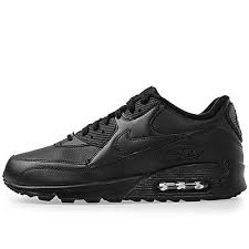 Nike Air Max 90 Leather Mens 302519 001 Black Running Athletic Shoes Size 9 5 Air Max 90 Leather Nike Air Max 90 Nike Air Max