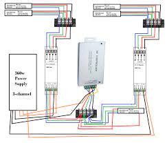 They work on the same principle, just without connecting the w channel. Multiple Led S One Controller Diagram Included Electrical Engineering Stack Exchange