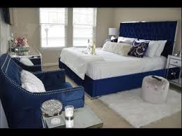 Recreate it with the klinger modern metal end table, davina upholstered panel headboard, and gaetane faux. New Modern Glam Bedroom Tour Home Decor Interior Design Wayfair Must Watch Youtube
