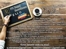 Check spelling or type a new query. Loker Di Pabrik Kuaci Tanjung Morawa Loker Pabrik Kuaci Kimstar Tanjung Morawa Kglzzrh6reju3m Rekrutmen Lowongan Kerja Tidak Dipungut Biaya Apapun Ini Rahasia Cara Jawab Psikotes Saat Melamar Kerja Welcome