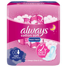 Транскрипция и произношение слова always в британском и американском вариантах. Always Cotton Soft Night Sanitary Pads 8 Count
