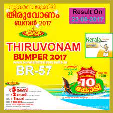 Thiruvonam bumper 2020 br 75 draw to be held on 20/09/2020 at gorky bhavan near bakery junction thiruvananthapuram. 22 09 2017 Thiruvonam Br 57 Lottery Results Official Pdf Live Kerala Lottery Results 12 01 2021 Sthree Sakthi Ss 244 Result Today