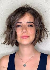 In our opinion, bob haircut provides a very natural, reassuring hairstyle according to your preferences. Short Bob Messy Layered Human Hair Wavy Lace Front Wig 12 Inches Messy Wavy Hair Thick Hair Styles Short Hair Styles