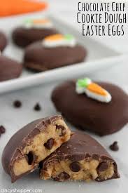 Homemade Chocolate Chip Cookie Dough Easter Eggs Recipe Chocolate Chip Cookie Dough Homemade Chocolate Chip Cookies Chocolate Chip Cookies