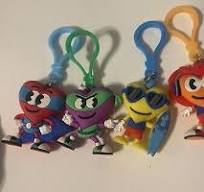 American Heart Association Kids Heart Challenge Rubber Keychain Set of 4 |  eBay