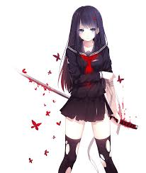 These set of girls will prove that black is still more beautiful. Ciel Phantomhive Anime Female Katana Manga Anime Black Hair Cartoon Fictional Character Png Pngwing