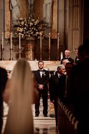 The Groom Waits For His Bride At This Stunning Ceremony At The Cathedral Of Chris Church Wedding Ceremony Wedding Ceremony Photos Wedding Reception Photography