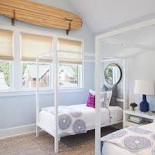 Harper&bright designs twin bed frame, wood twin size platform bed with headboard and footboard, wooded slat support system, no box spring needed sleigh bed for twin mattress (white) 4.7 out of 5 stars. White Lacquered Twin Canopy Bed Design Ideas