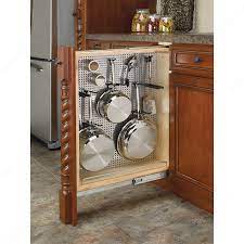 Putting your trash can in an enclosed cabinet can help contain odors. Pull Out Base Filler With Stainless Steel Panel Richelieu Hardware