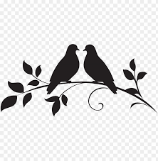 Download Love Birds Silhouette Png Free Png Images Toppng