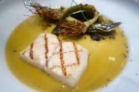 Adpa Sea Bass With Leeks Black Olive Cooking Food Paris Restaurants