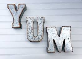 Eat Or Yum Metal Letters Yum Sign Eat Sign Kitchen Decor Rustic Letters Rustic Letters Metal Letters Rustic Kitchen Decor