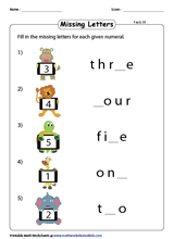 Printables for first grade math students, teachers, and home schoolers. Number Names Worksheets Writing Numbers In Words