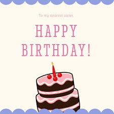 1881 celebrations of his royal highness sultan of pahang and prince fahad kerana telah. Ucapan Selamat Ulang Tahun Untuk Adik Dengan Kue Templat Postermywall